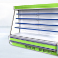 large supermarket dairy milk showcase cooling freezer refrigerated showcase